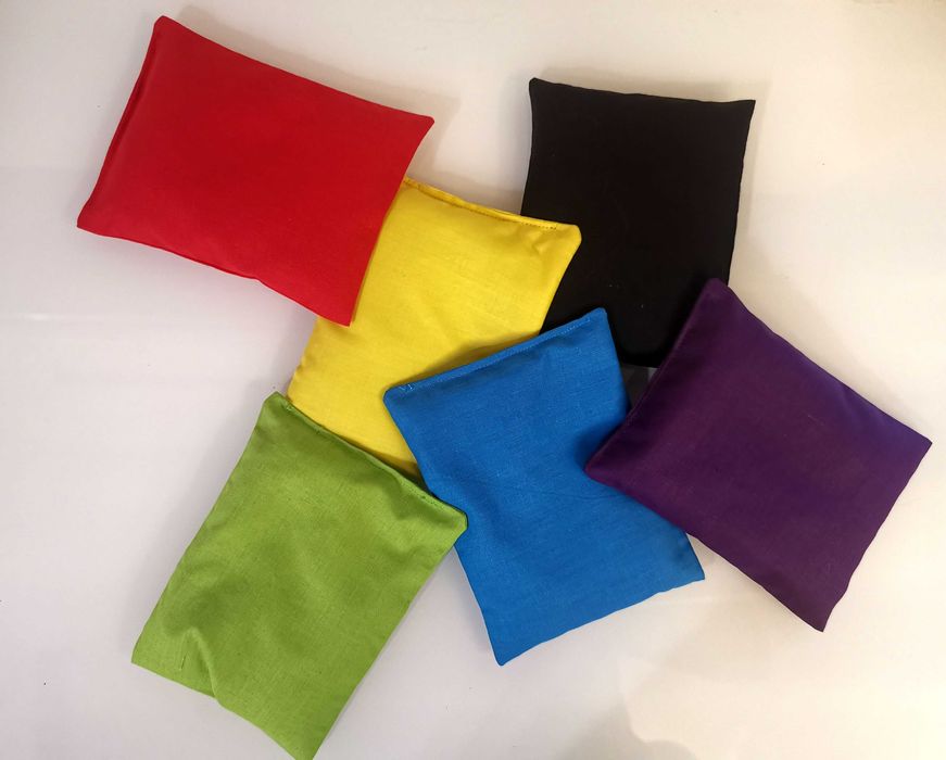 Woreczki sensoryczne 6szt Różne wypełnienie+woreczek zbiorczy