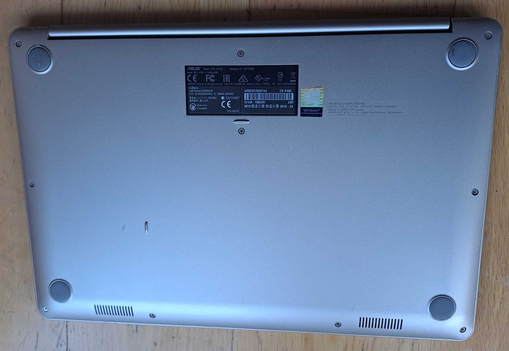 Asus S530F I7 Geração Windows11 8Gb Ram Nvidia MX150 2Gb c/Novo