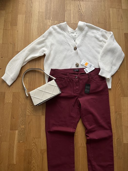 NOWE bordowe spodnie damskie Gerry Weber