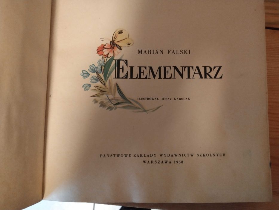 Elementarz 1958 M.Falski cudo kolekcjonerskie