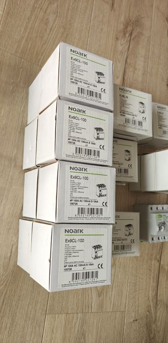 Wyłącznik różnicowoprądowy 10kA 3P+N 100A 100mA Typ S+AC 100725  8 sztuk