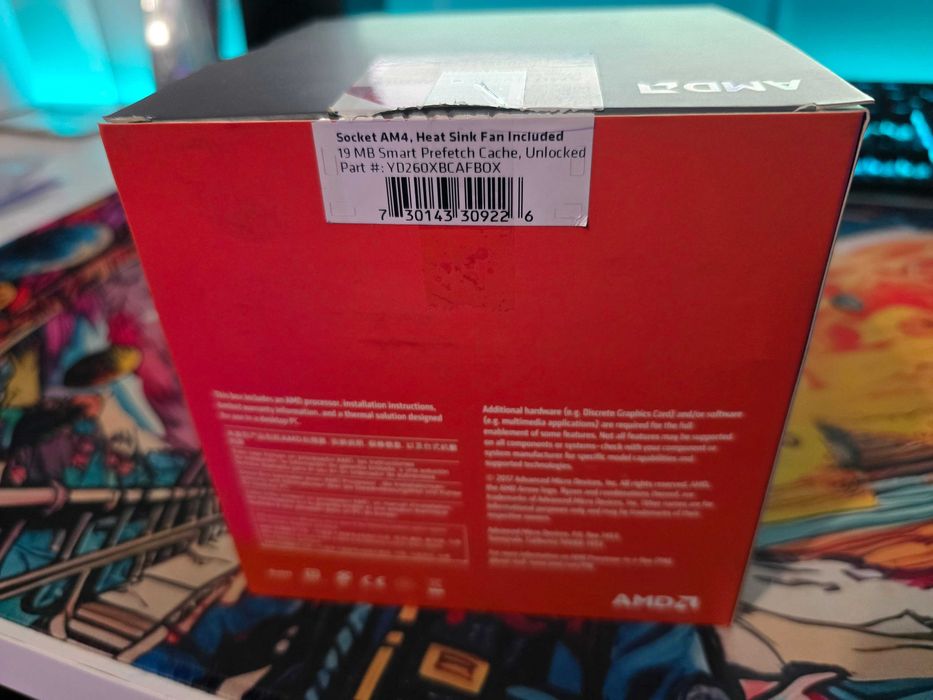 Caixa Ryzen 5 2600X + Dissipador Novo para AM4/5