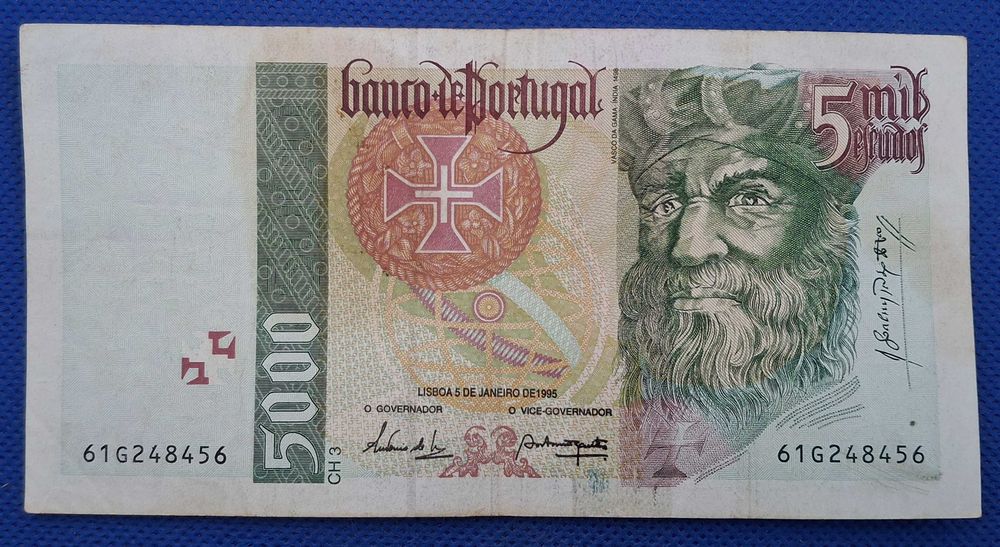 Portugal - 5000 escudos 1995 (circulada)