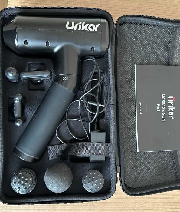 Перкусійний масажер Urikar Pro 3 (180° поворотна ручка) — Ідеальний стан