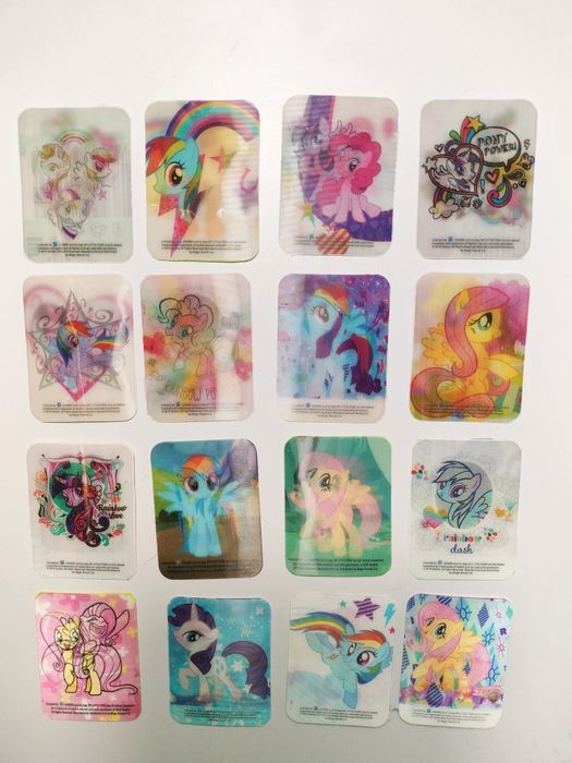 My Little Pony MLP kucyki naklejki zmieniające wzór