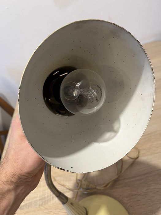 Lampka biurkowa lata 60-te PRL sprawna