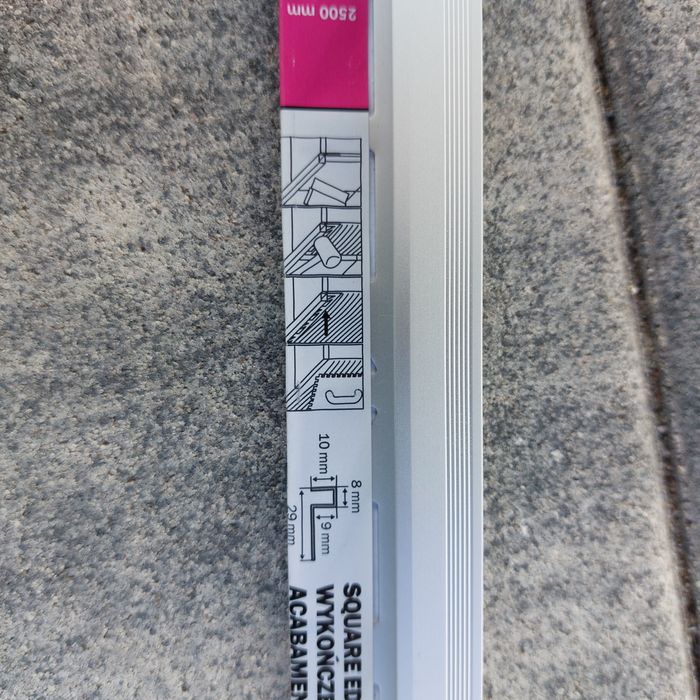 Profil panele,płytki zakonczeniowy 8-10 mm-237cm