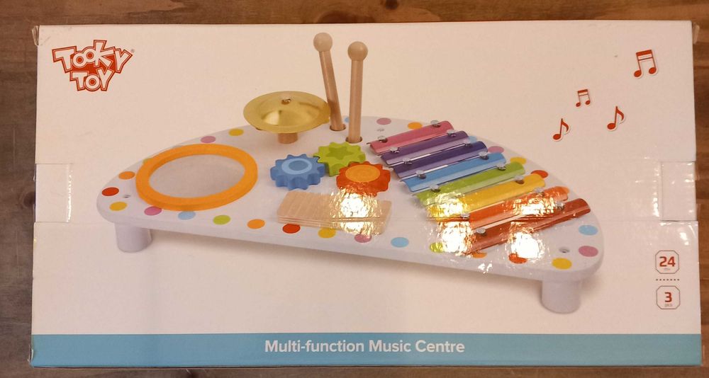 Brinquedo musical - Tooky Toy Multifunction Music Centre (como novo)