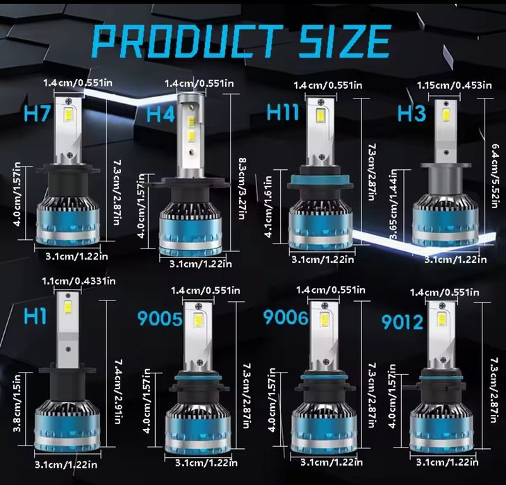 H7 LED Retrolift zamiennik za Halogeny