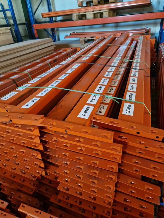 Lote de estantes f ramada carga pesada