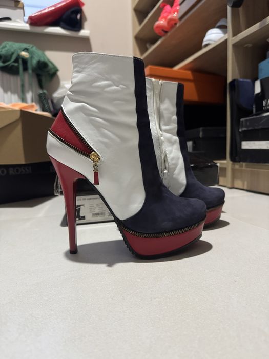 Деми ботиночки на высоком каблуке