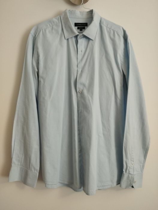 Camisa clássica Azul claro