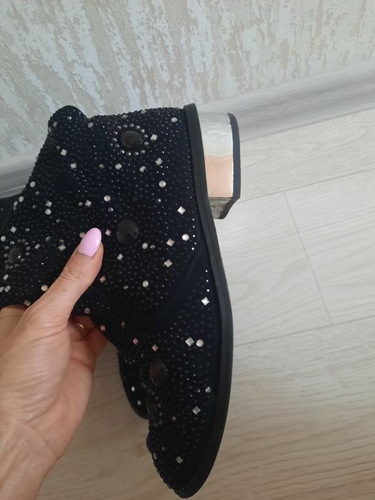 Сапожки  із камінцями Miu Miu