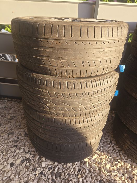 Alufelgi 17  Fiat Bravo Grande Punto 4 sruby Opony 225/45/17letnie !