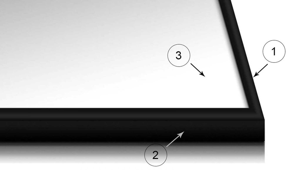 Czarna Rama Ramka Aluminiowa 15x21 na zdjęcia plakaty grafiki obrazy