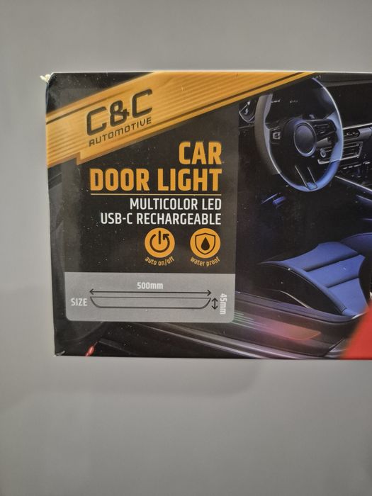 LED підсвітка дверей авто C&C Automotive (USB-C, Multicolor)