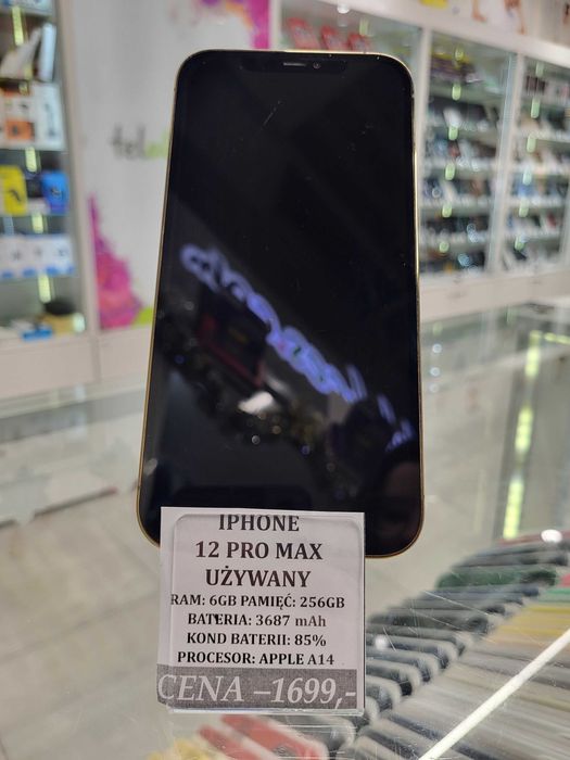 Iphone 12 Pro Max 256GB Bat 85% Telakces Felicity *Raty 0%