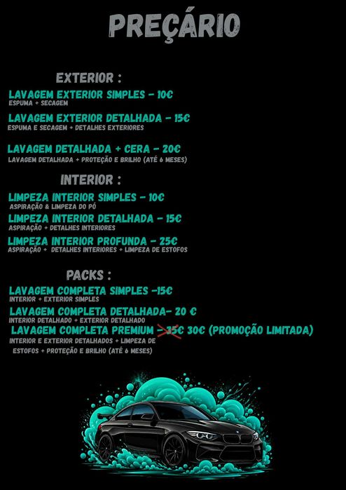 Lavagens automotivas