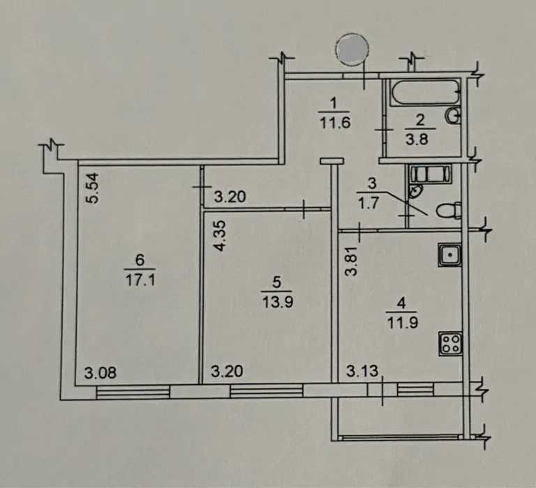 Продаж 2-к ЖК Патріотика Русової 5Б