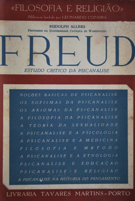 Freud Estudo Crítico da Psicanálise de Rudolph Allers