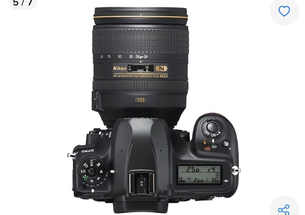 Máquina Fotográfica NIKON D780 + AF-S 24-120MM F4G ED VR (Full-Frame)