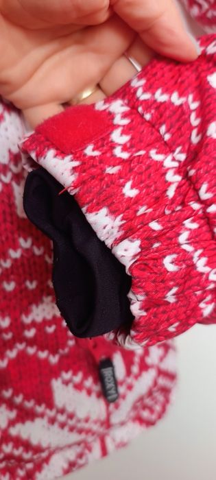 Roxy r. S 36 kurtka narciarska wzór norweski piękna lekka wygodna