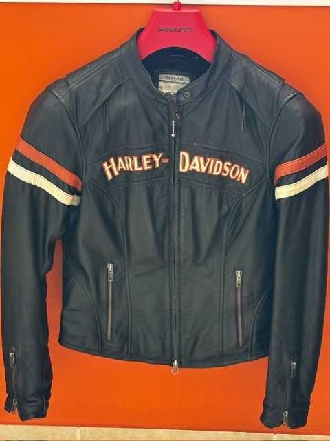 Casaco de pele Harley Davidson mulher