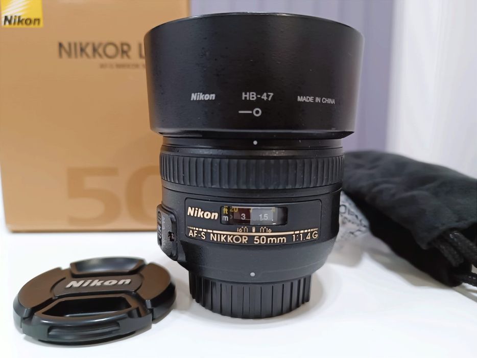 Nikon Af-S 50mm F/1.4G como nova.