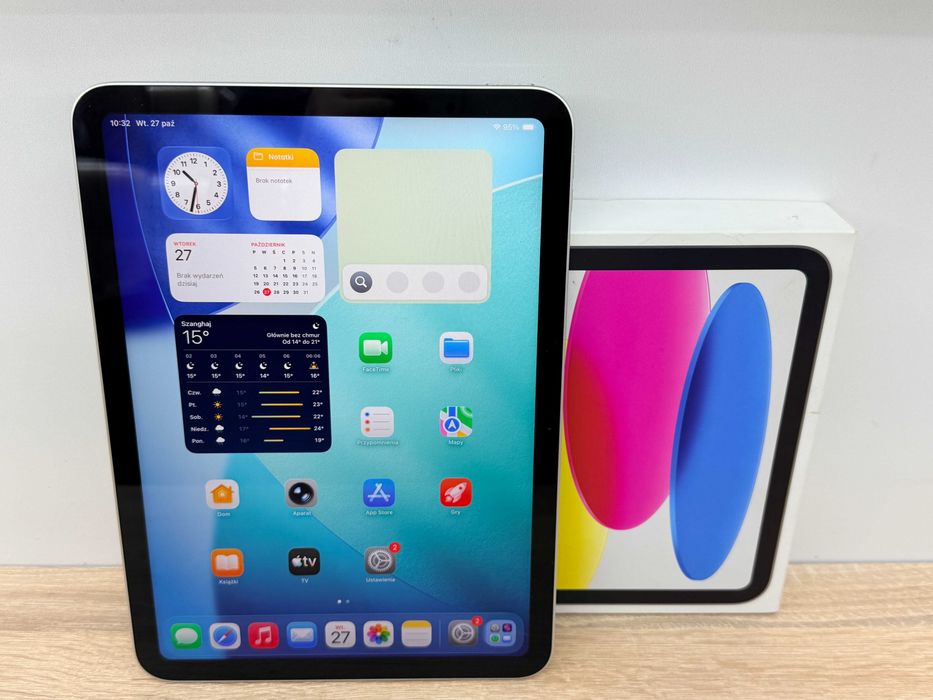 Apple iPad 11 128GB 11.gen Wi-Fi srebrny bat. 100%, 18 cykli GWARANCJA PRODUCENTA