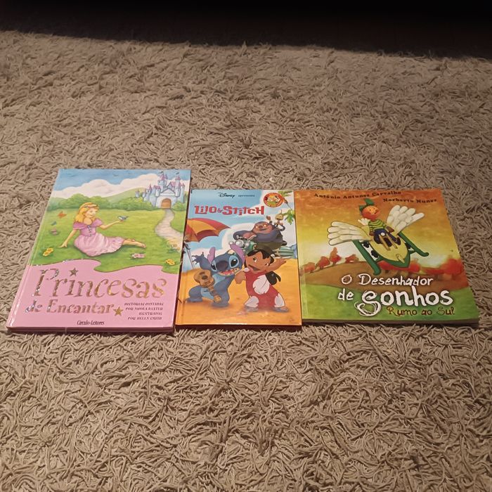 conjunto 3 livros infantis