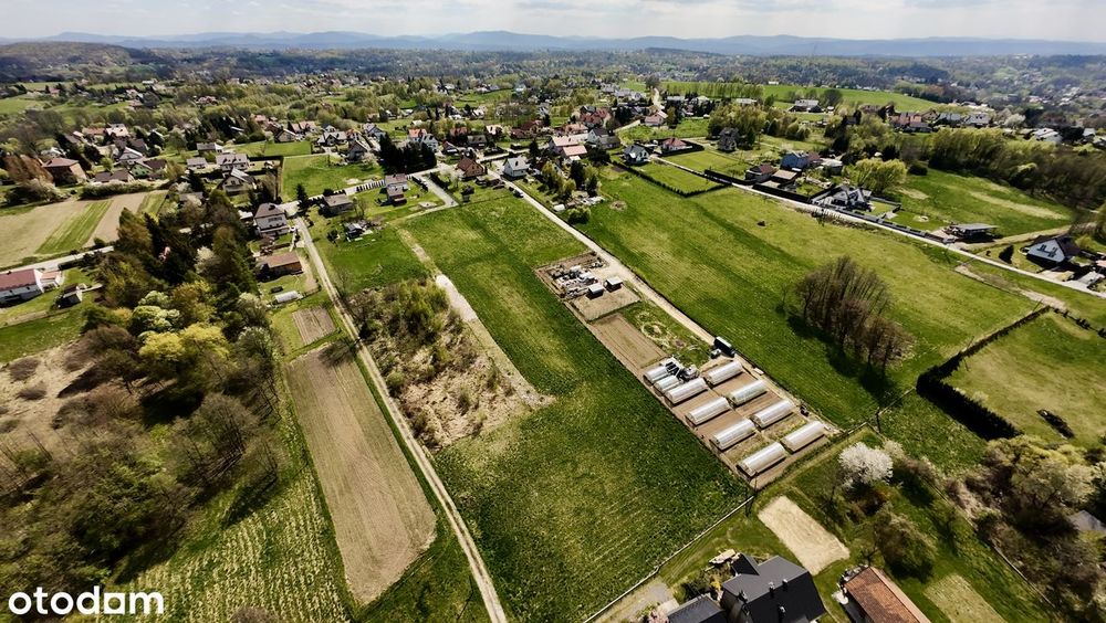 Atrakcyjna działka budowlana na górce – piękny widok, dużo zieleni