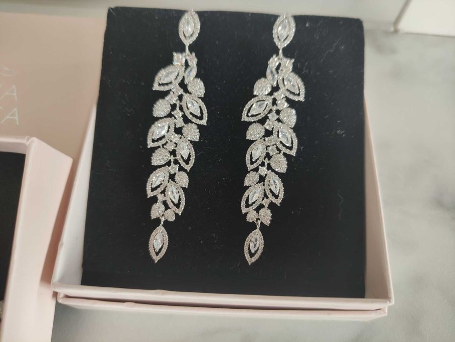 Kolczyki Ślubne LISA Novia Blanca, POLECAM!