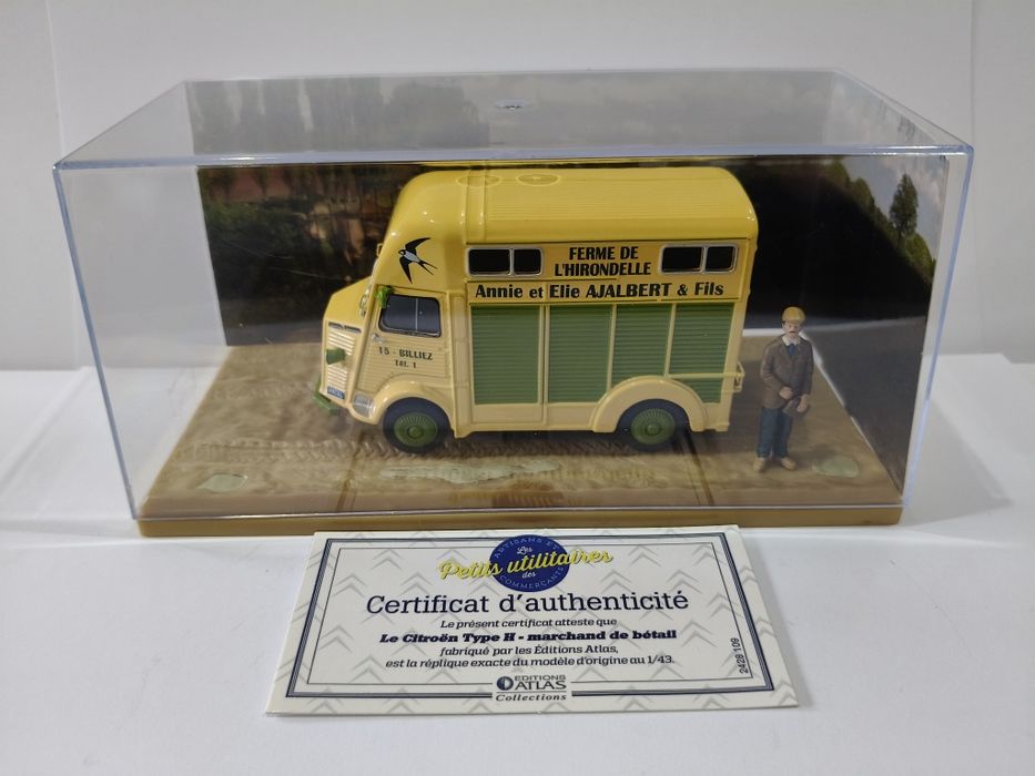 Miniaturas Citroen utilitários, à escala 1/43