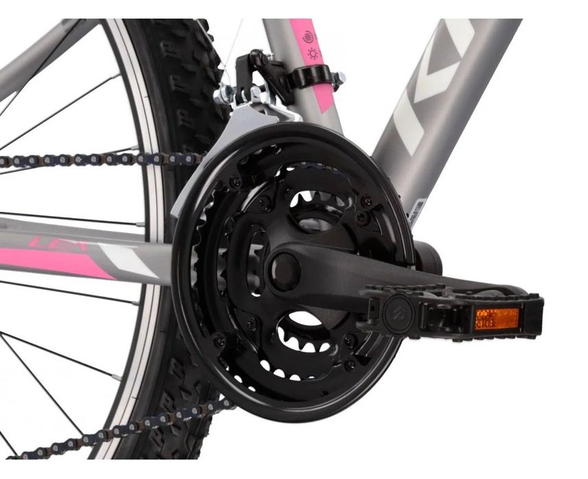 Rower Górski KROSS LEA 2.0 Roz XS 15 Koła 26 Srebrno-Różowy Shimano!