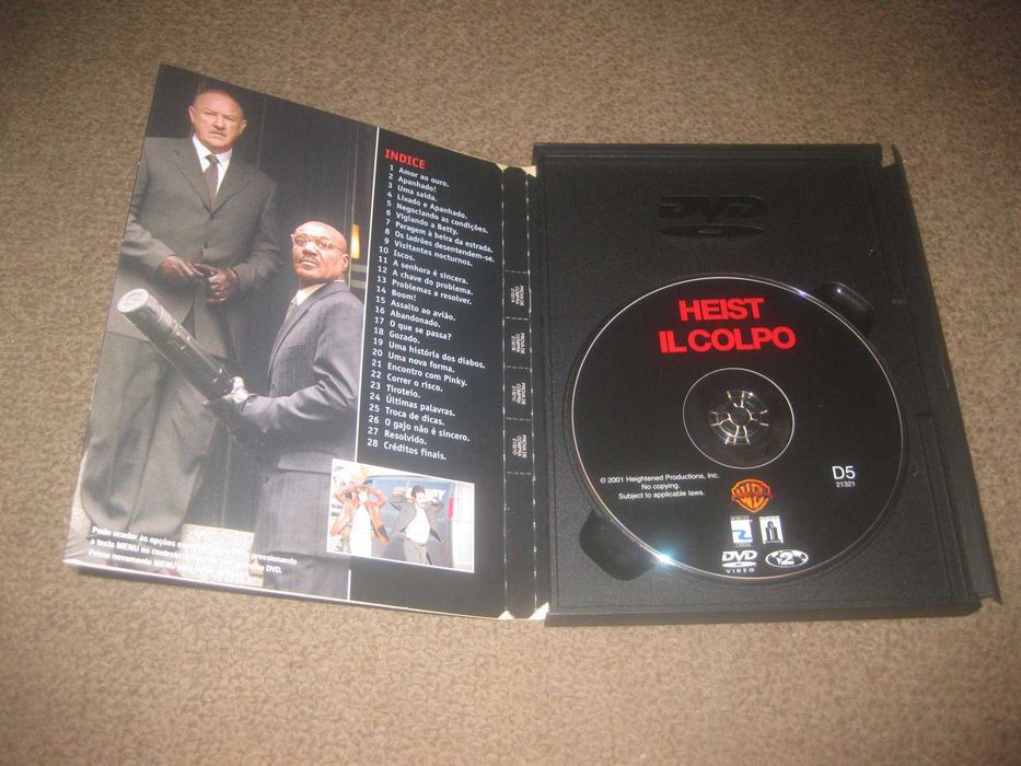 DVD "Heist- O Golpe" com Gene Hackman/Edição Snapper!