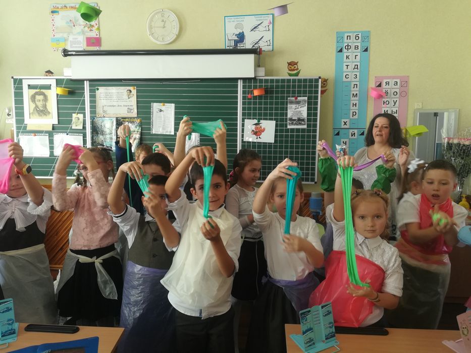 Слаймы! Мастер-класс по приготовлению слаймов