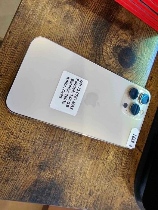 Iphone 13 Pro Max 128Gb Bat:100% IGŁA/Gwarancja/SklepGSM/Lwsk