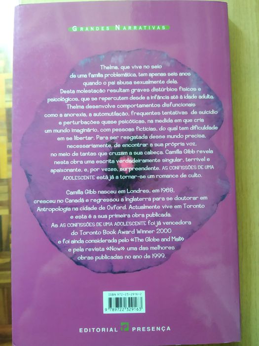 As Confissões de Uma Adolescente - Camilla Gibb