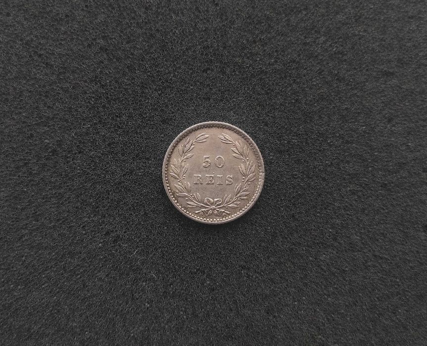 Moeda 50 Reis 1889