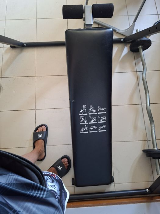 Banco treino curvado