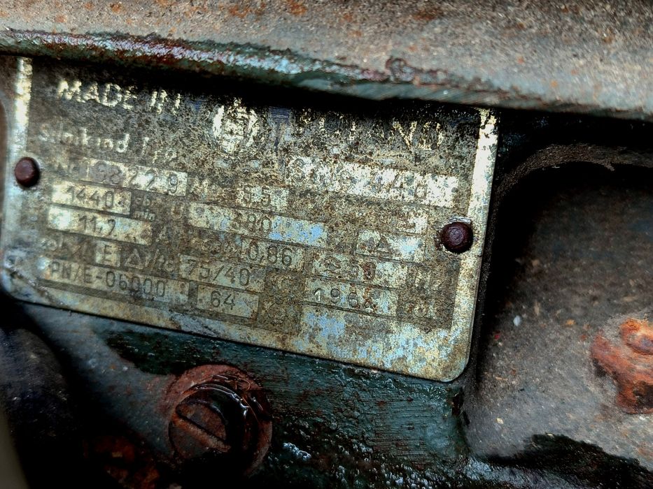 Silnik elektryczny 5,5 Kw na pas transmisyjny