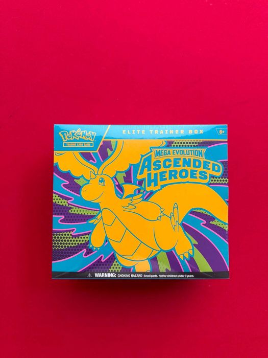 Pokemon Ascended Heroes Elite Trainer Box- Versão Inglesa