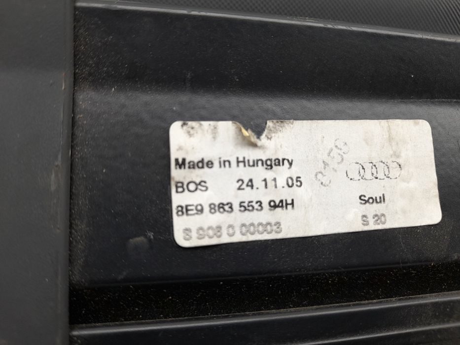 Chapeleira / tampo da mala AUDI A4 Avant (8ED, B7)