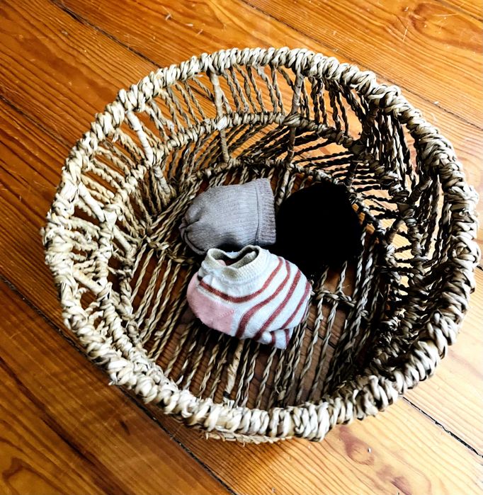 Cesto de Fibra Natural Zara Home