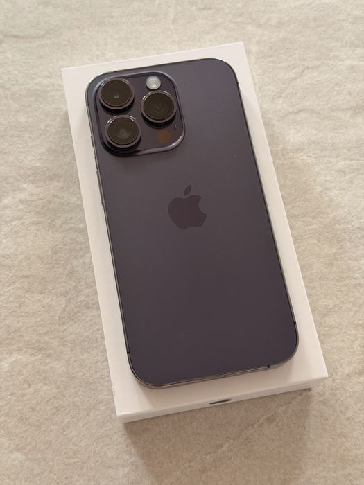 iPhone 14 Pro Fioletowy - Kondycja 93%, bez blokad