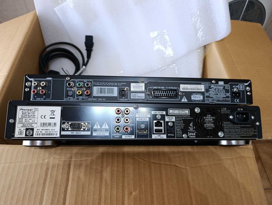 Blu ray Pioneer  e DVD Pioneer