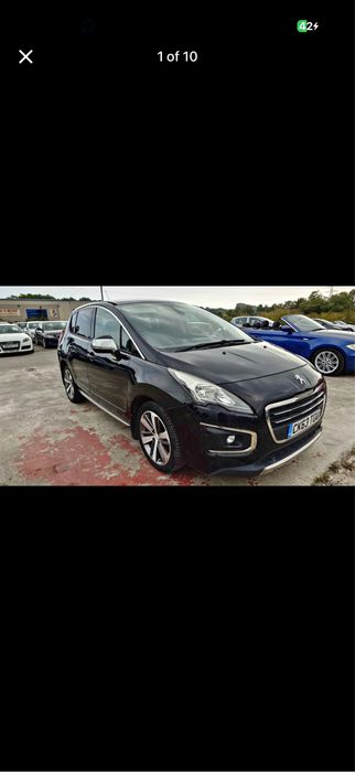 2013 Peugeot 3008 1.6 hdi allure Czarny Anglik