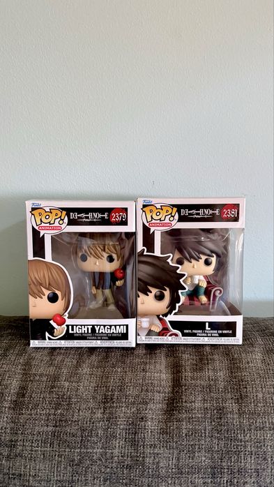 Funko Pops Death Note Light Yagami & L