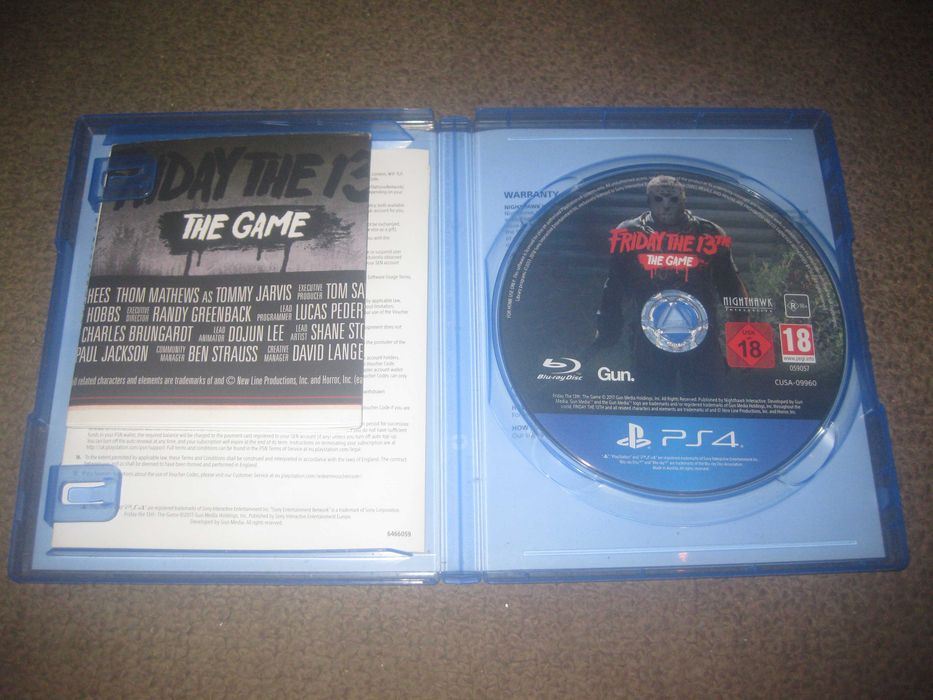 Jogo "Friday The 13th: The Game" para a Playstation 4/Impecável!