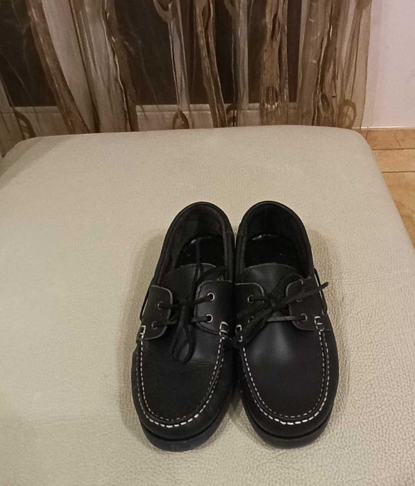 Sapatos vela azul escuro